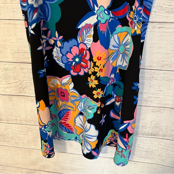 Halogen Floral Sleeveless Shift Dress - Picture 3 of 5